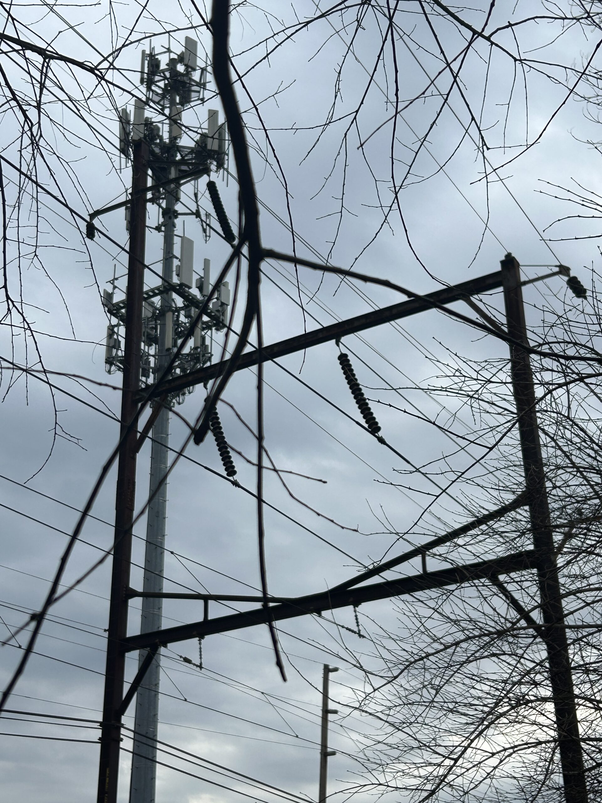 High-voltage power lines